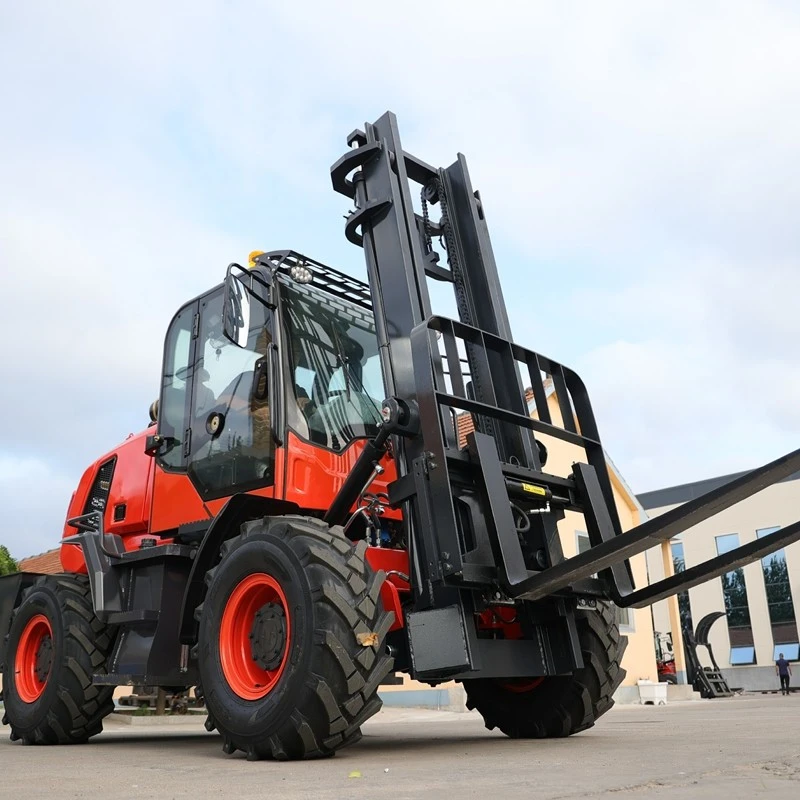 4WD Rough Terrain Forklift factory